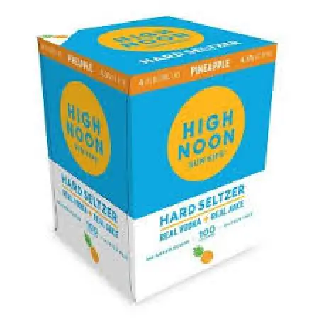 High Noon Pineapple Vodka & Soda 4pk 355ml