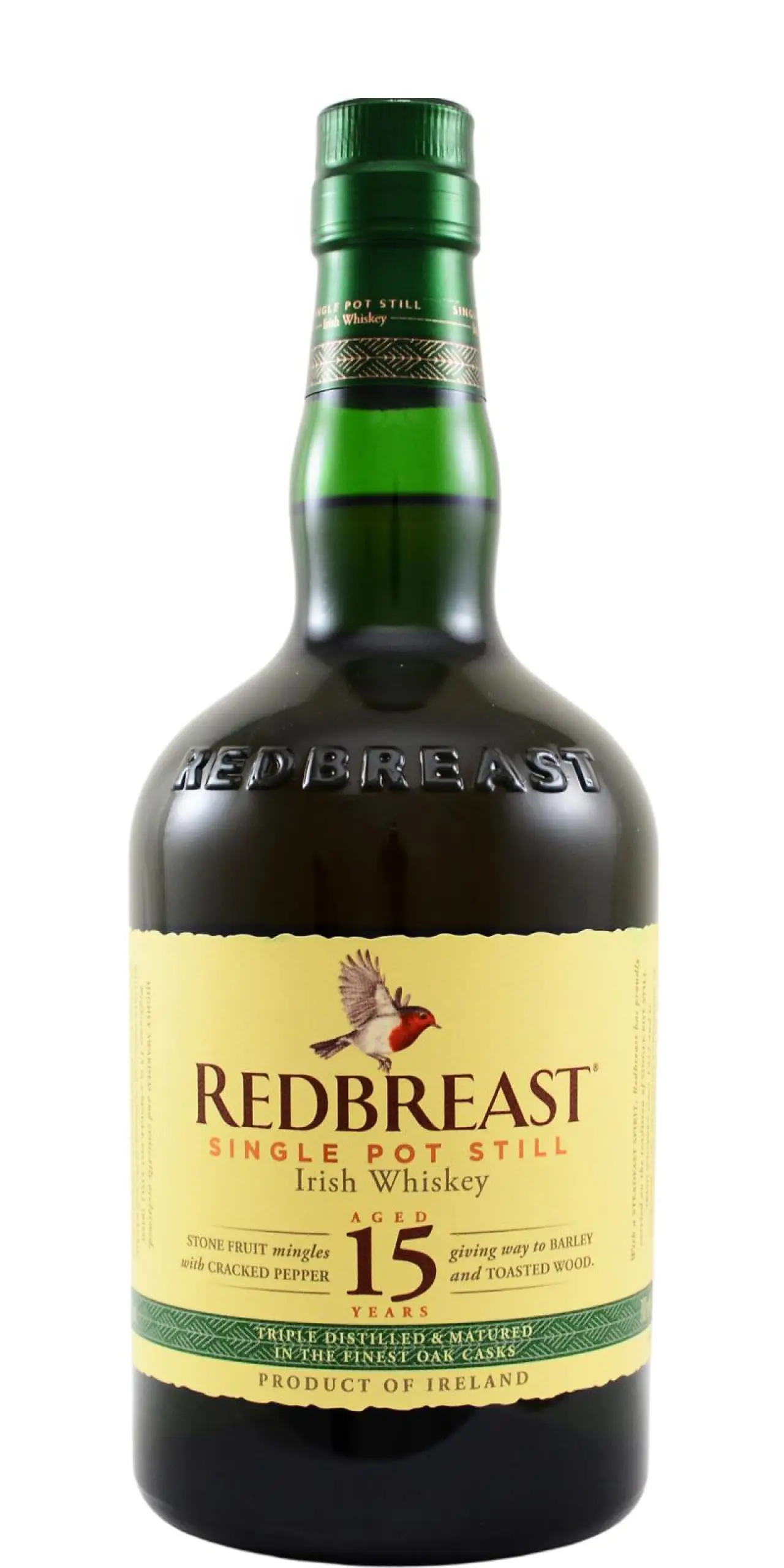 Redbreast 15 Year Old Single Pot Still Irish Whiskey 750ml