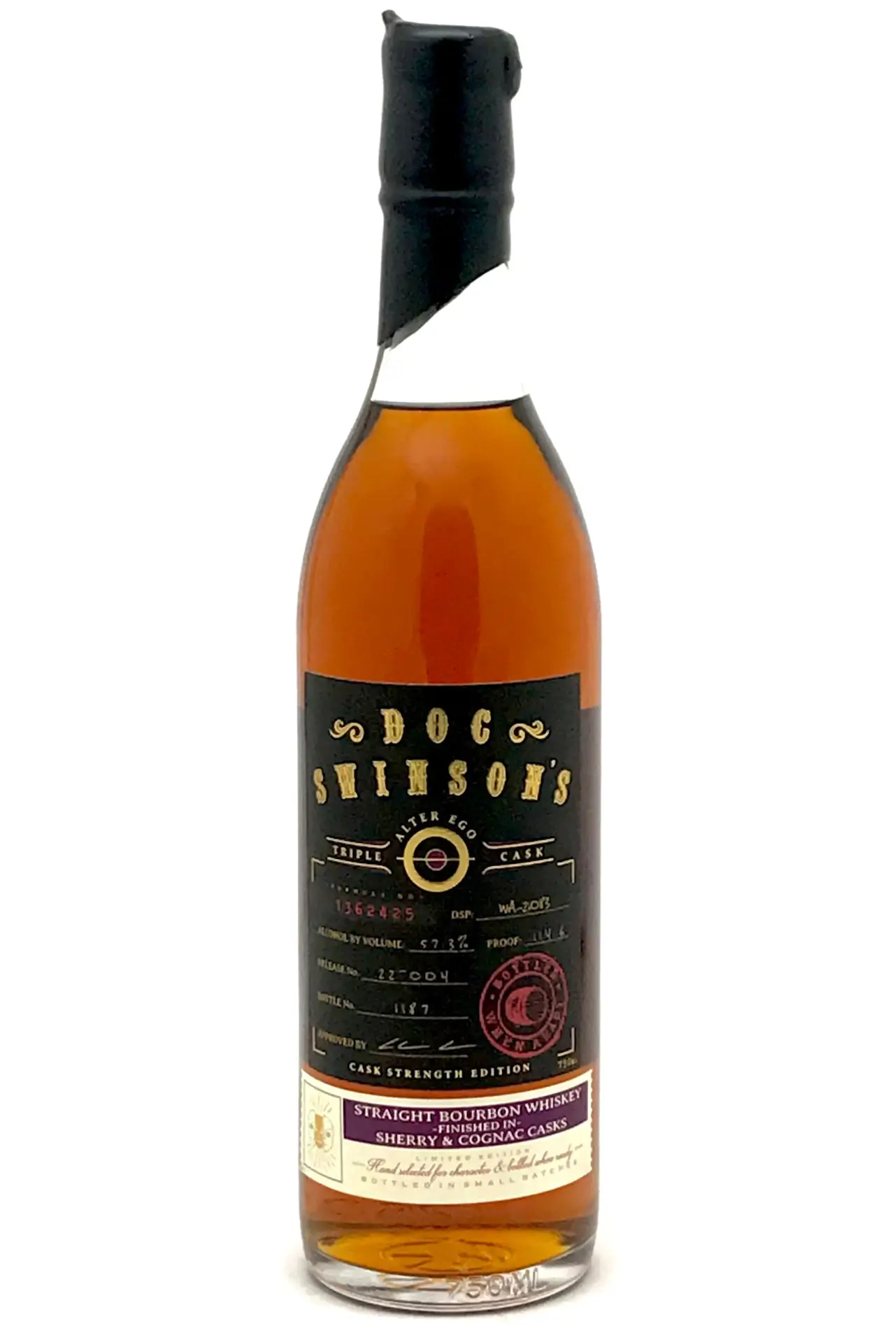 Doc Swinson's Alter Ego Cask Strength Bourbon 750ml