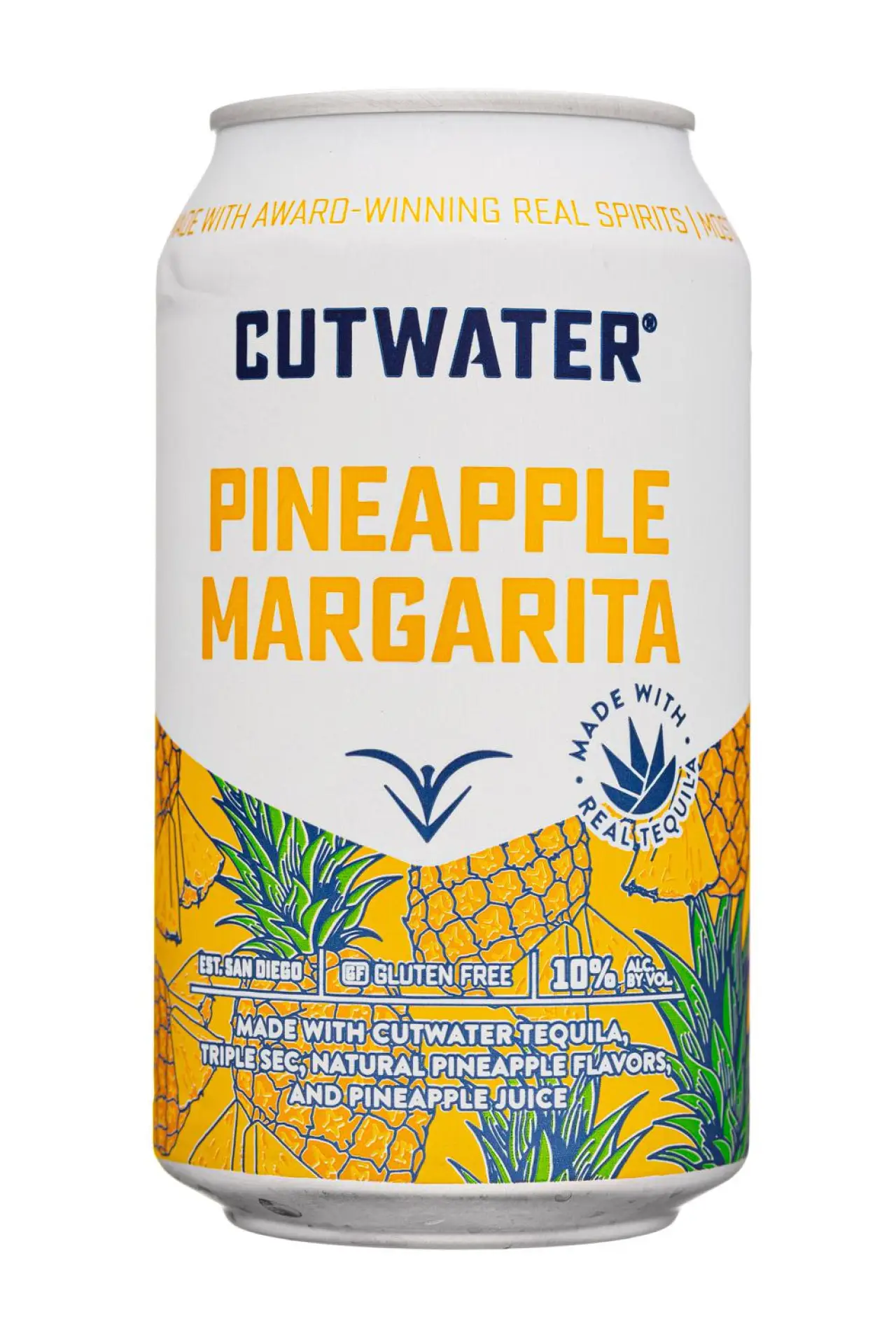 Cutwater Pineapple Margarita 4 Pack 12oz Cans