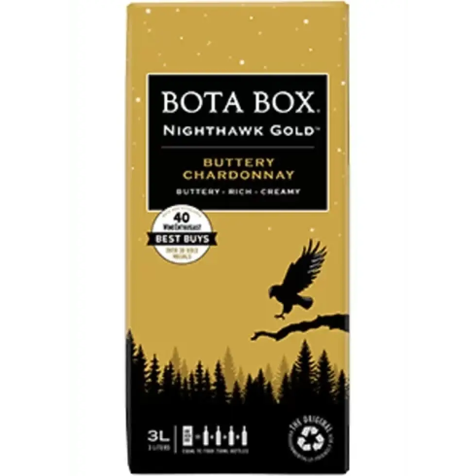 Bota Box Nighthawk Gold Buttery Chardonnay 3L