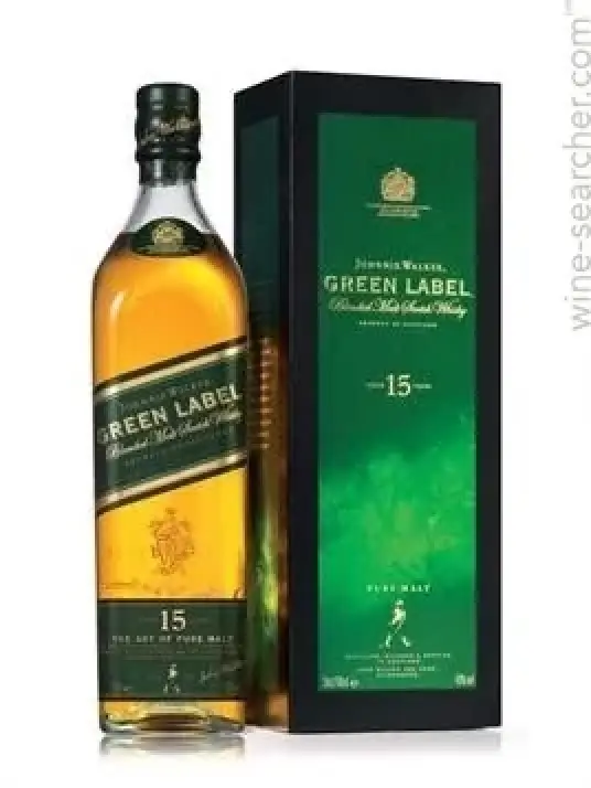 Johnnie Walker Green Label 15 Year Old Blended Malt Scotch Whisky 750ml