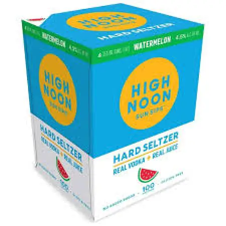 High Noon Watermelon Vodka Soda 4-Pack 355ml