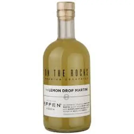 On The Rocks Effen Vodka Lemon Drop Martini 750ml