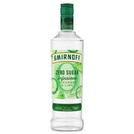 Smirnoff Zero Sugar Infusions Cucumber & Lime 750ml