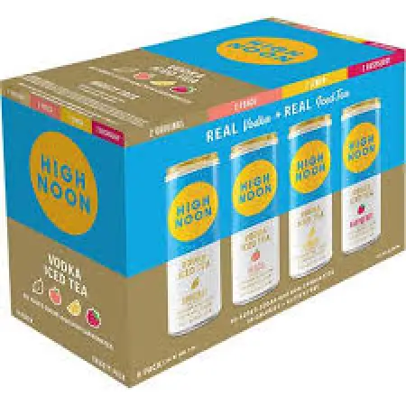 High Noon Vodka Iced Tea Variety 8 Pack 8 x 355ml