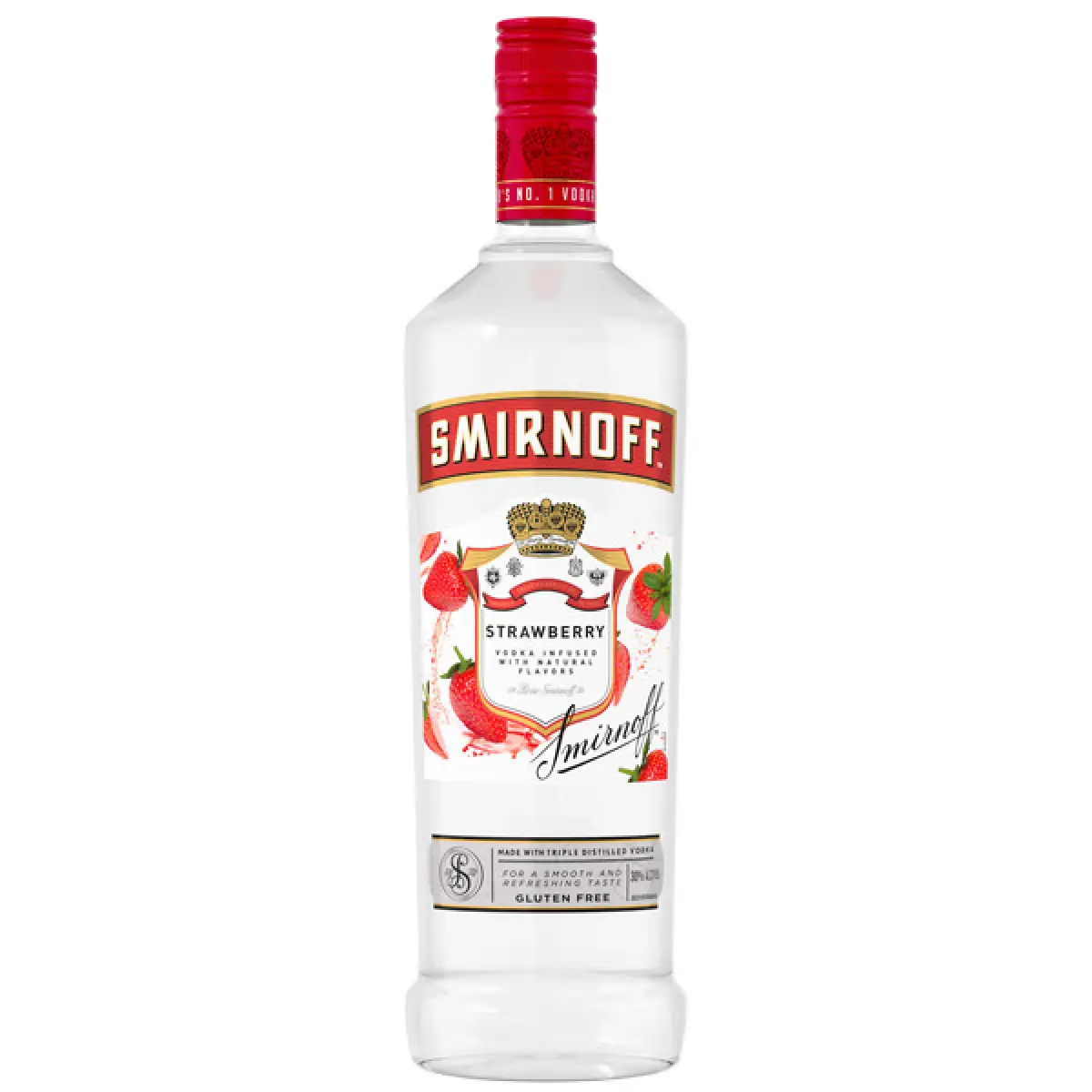 Smirnoff Strawberry Flavored Vodka 1L