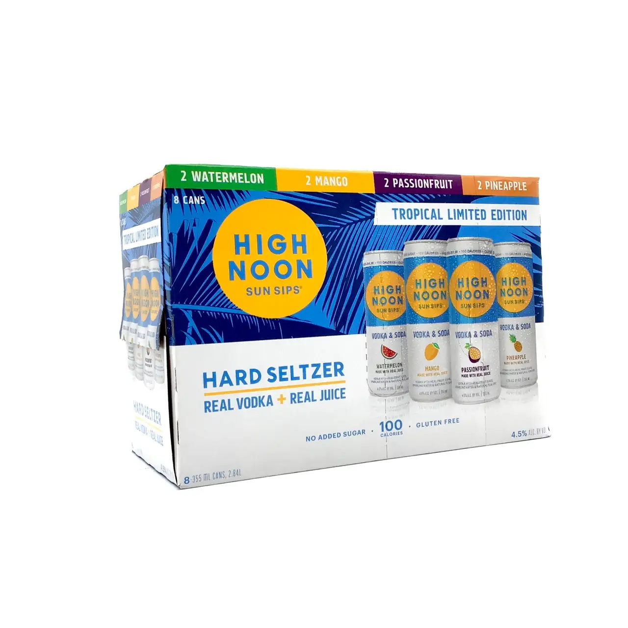 High Noon Tropical Vodka Seltzer 8 Pack 12oz Cans