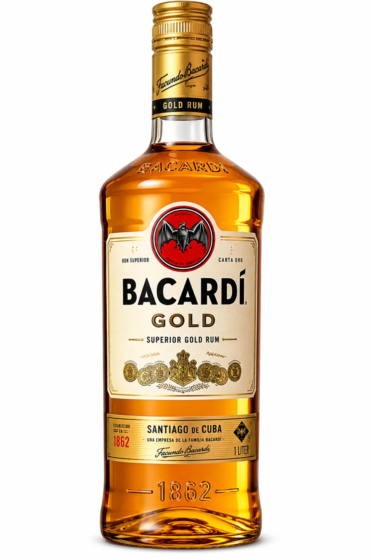 Bacardi Gold Rum 1L