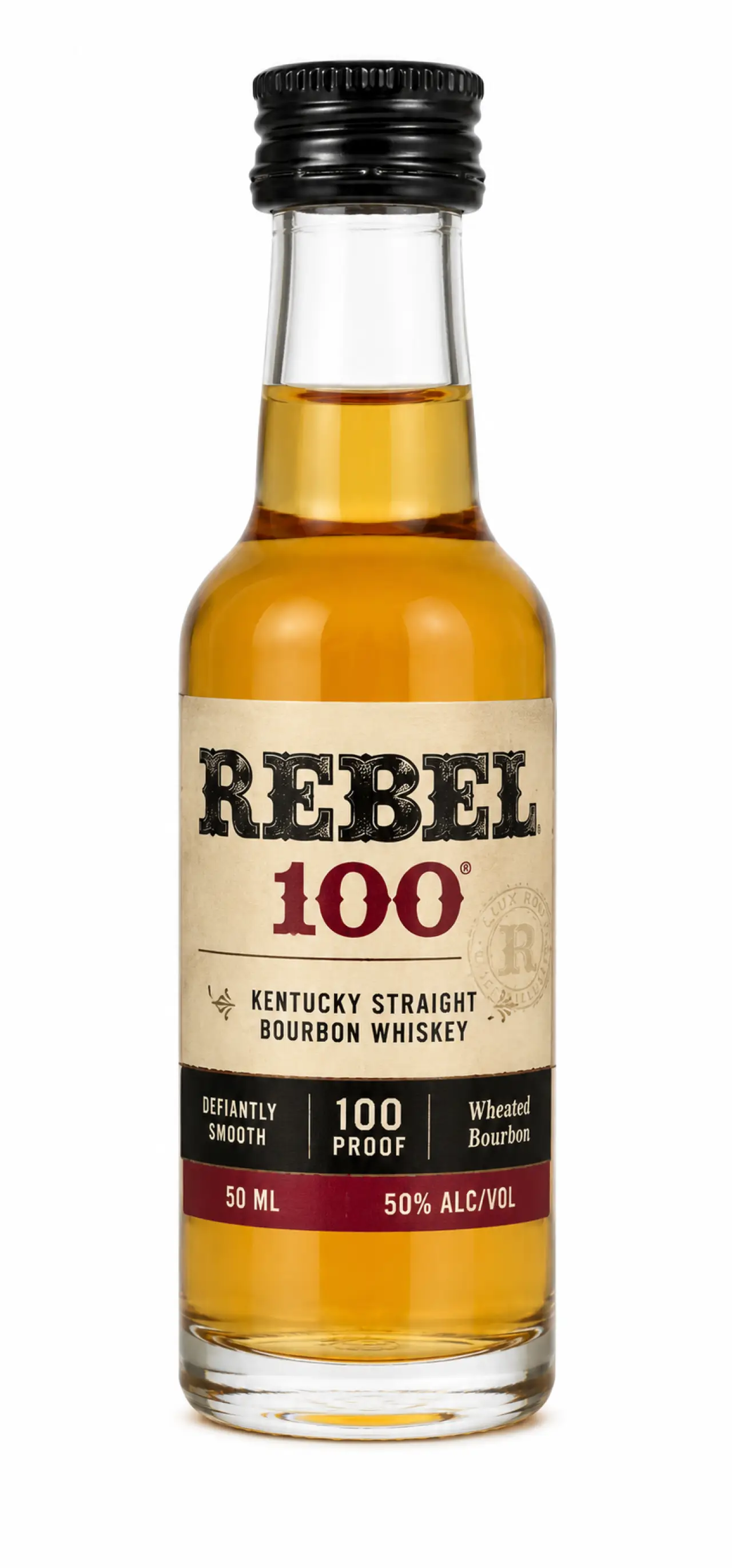 Rebel 100 Kentucky Straight Bourbon Whiskey 50ml