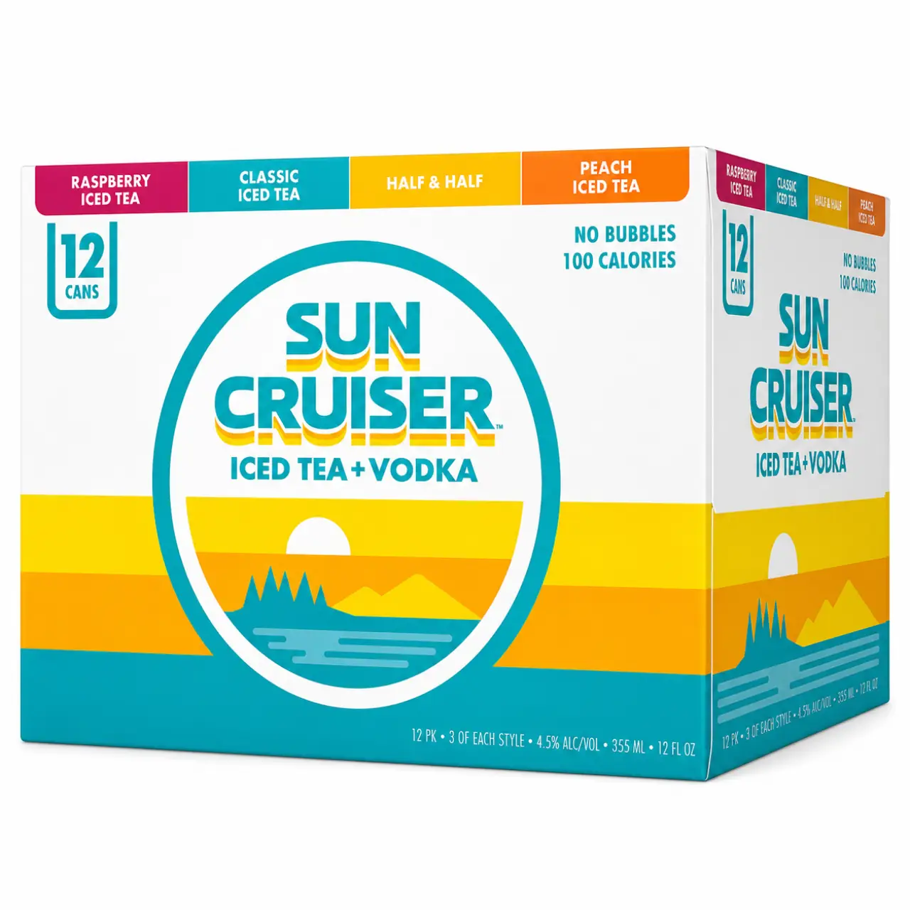 Sun Cruiser Iced Tea Vodka Variety 12oz Cans 12pk