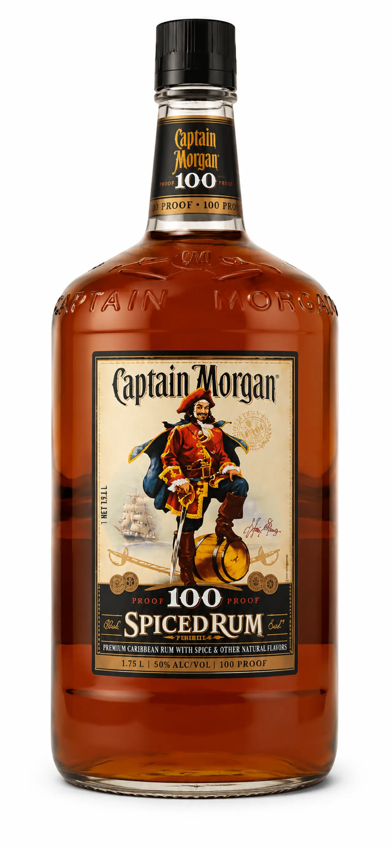 Captain Morgan Original Spiced Rum 100 Proof 1.75L