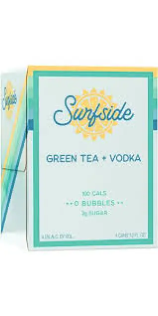 Surfside Green Tea 4-pack 355ml cans