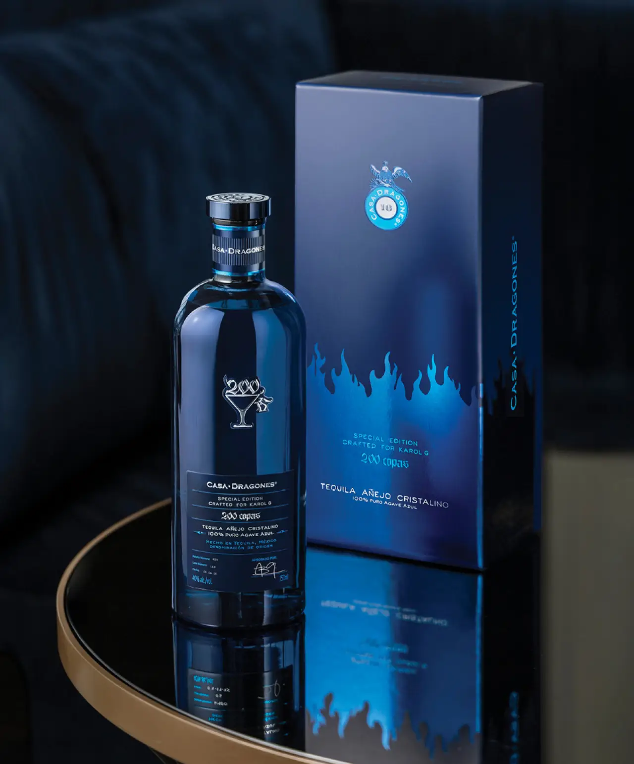 Casa Dragones 200 Copas Añejo Cristalino Tequila 750ml