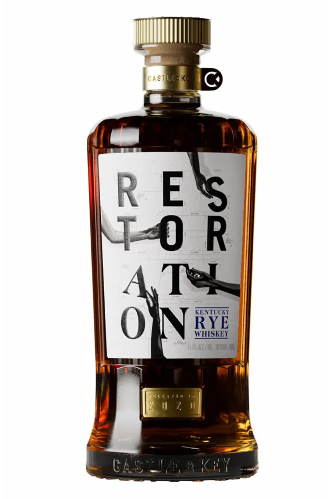Castle & Key Restoration Rye 750ml
