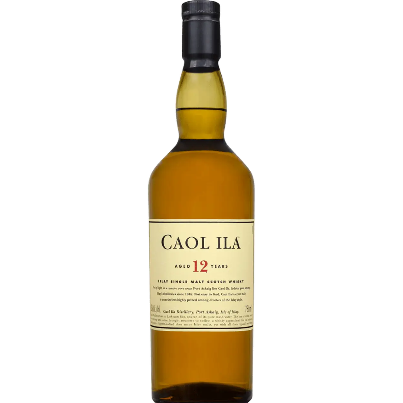 Caol Ila 12 Year Old Single Malt Scotch Whisky 750ml
