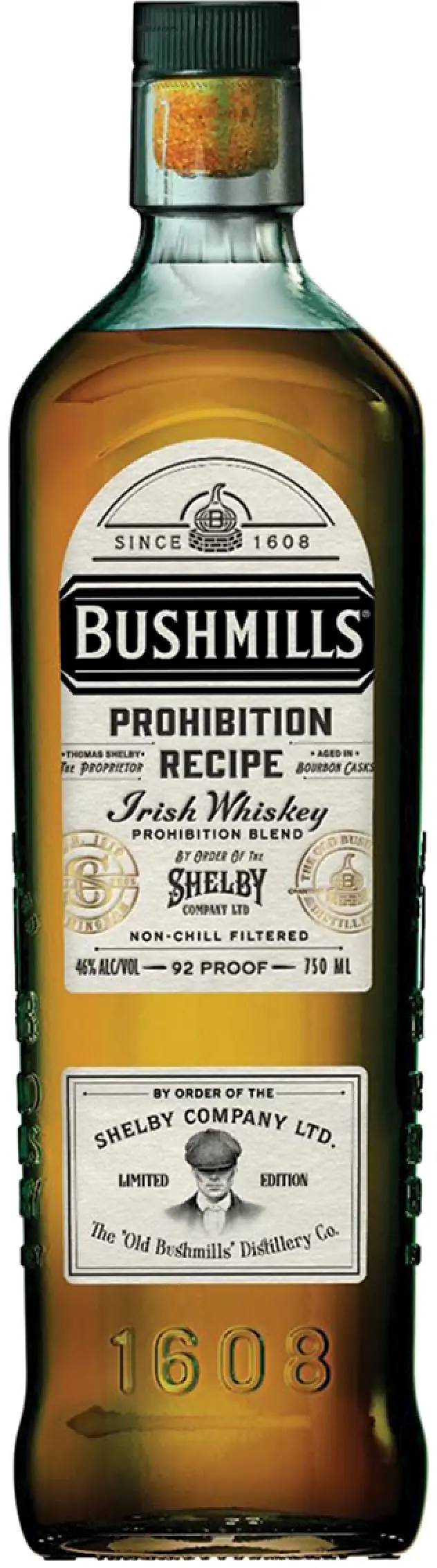 Bushmills Prohibition Recipe Irish Whiskey 750ml