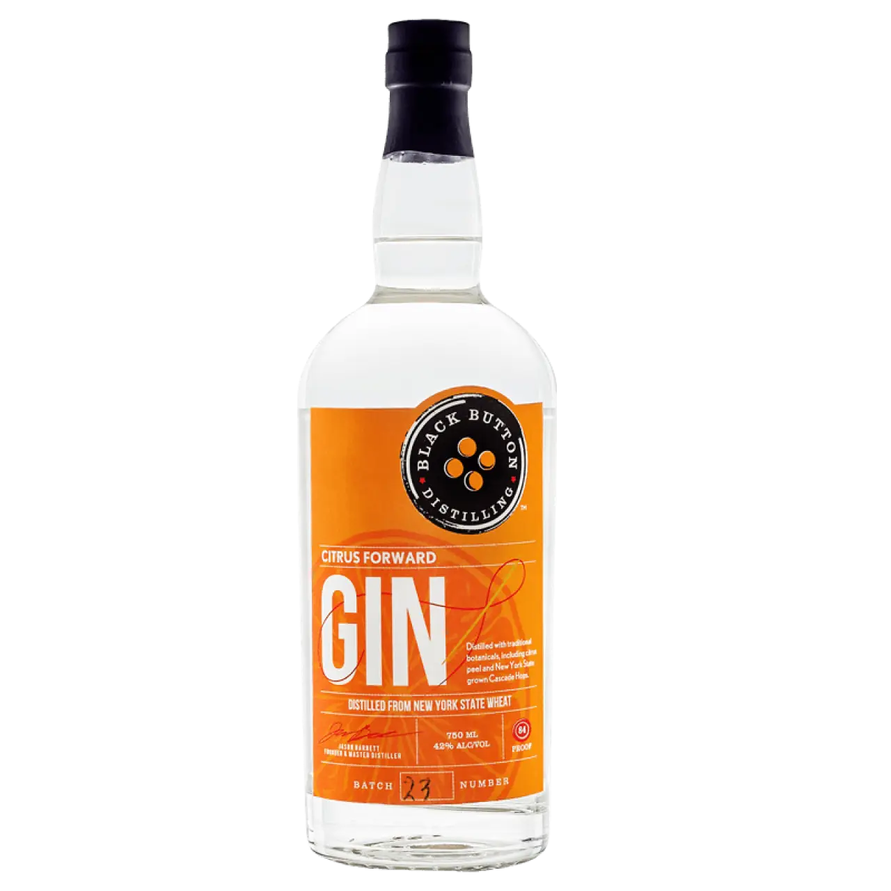 Black Button Gin 750ml