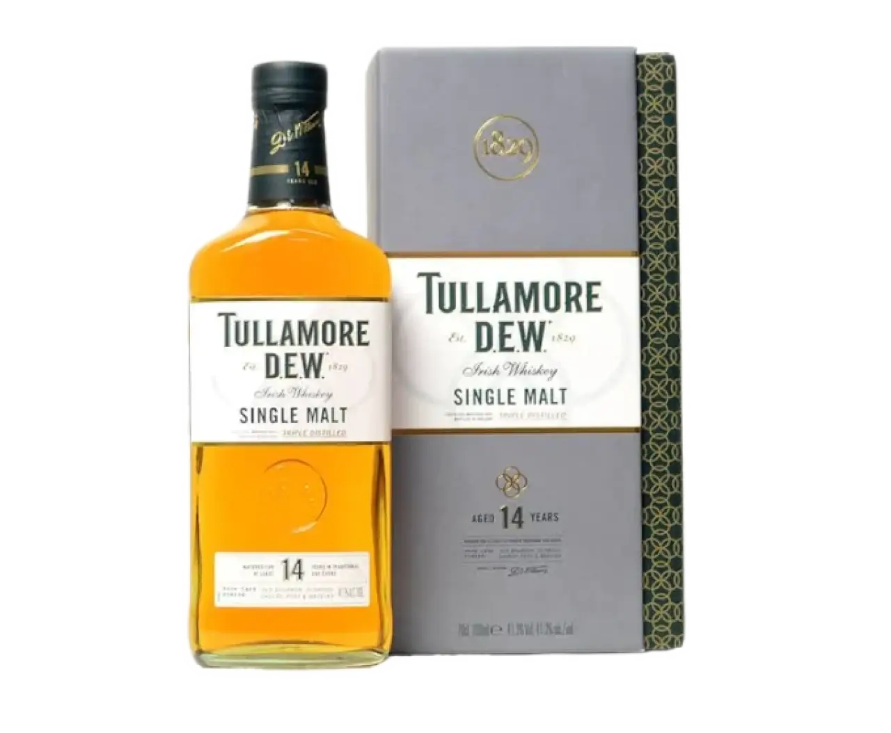 Tullamore D.E.W. 14 Year Old Single Malt Irish Whiskey 750ml