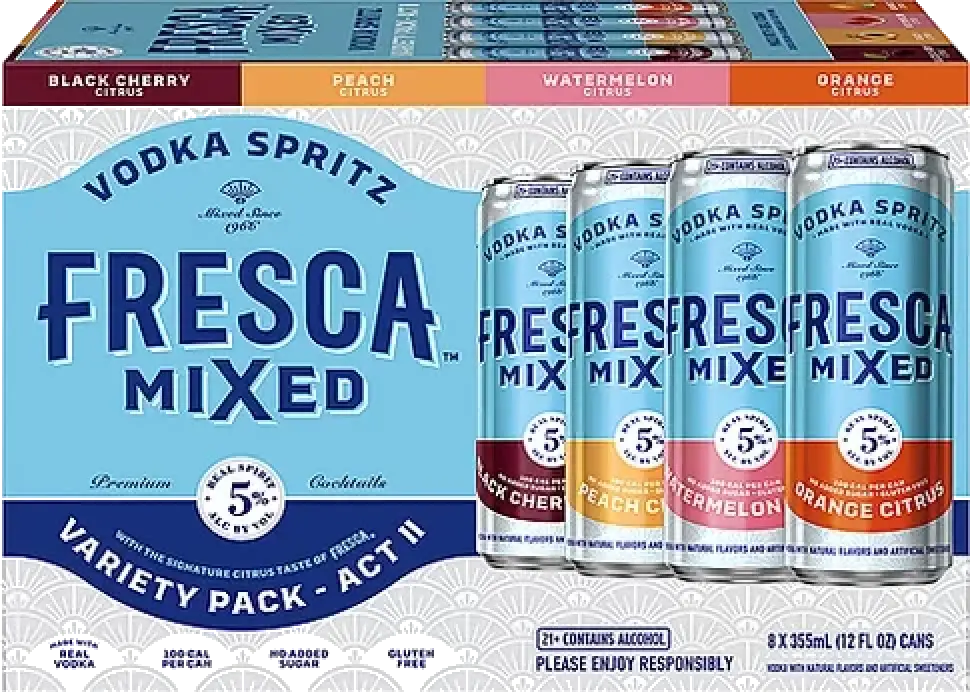 Fresca Mixed Vodka Spritz Variety Pack 8pk 12oz Cans