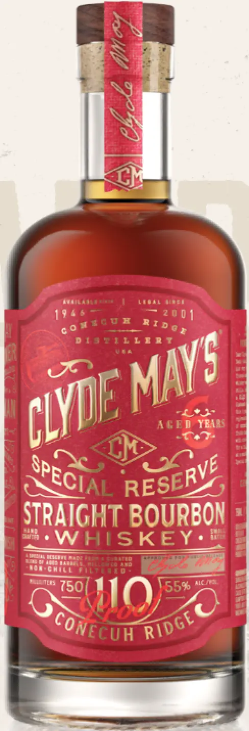 Clyde May's Straight Bourbon Whiskey 6 Year Old 750ml
