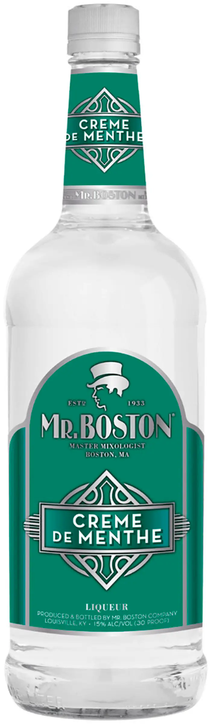 Old Mr. Boston Crème De Menthe White Liqueur 1L