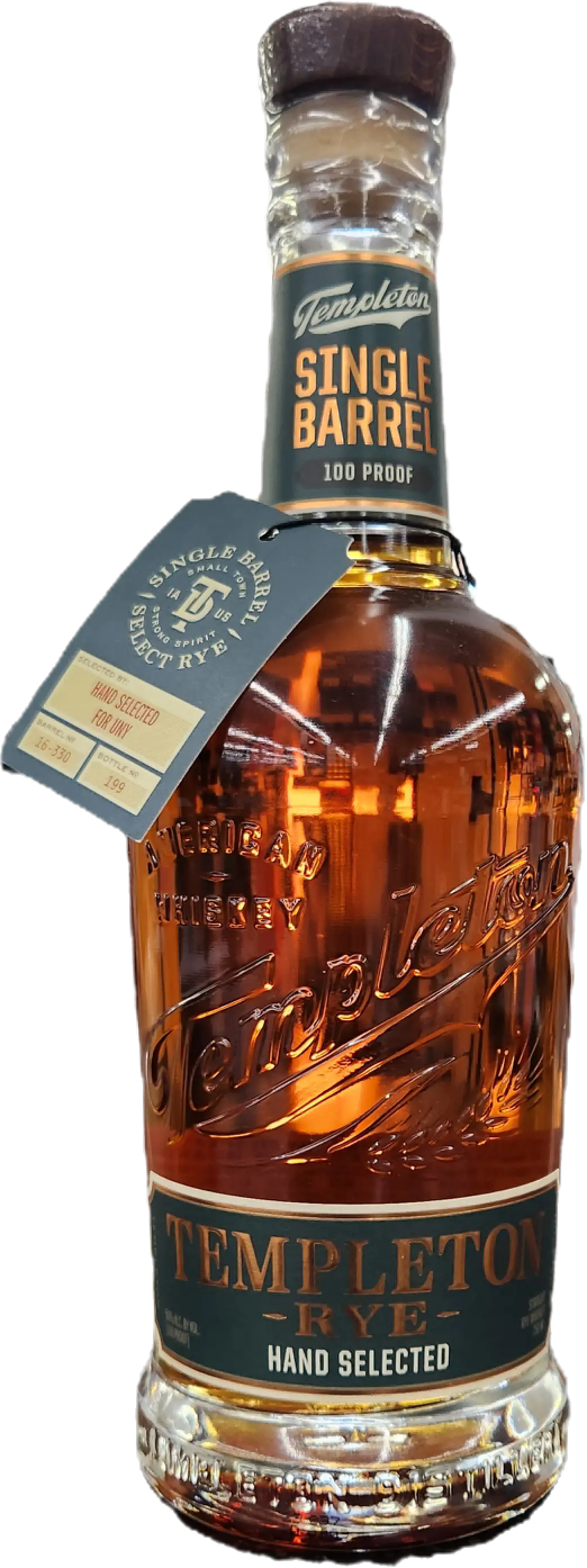 Templeton Rye Single Barrel 750ml