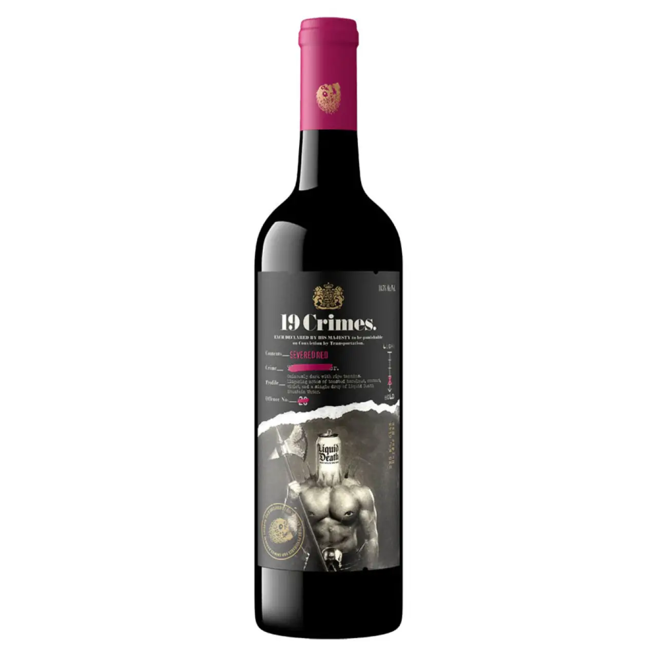 19 Crimes Severed Red 750ml