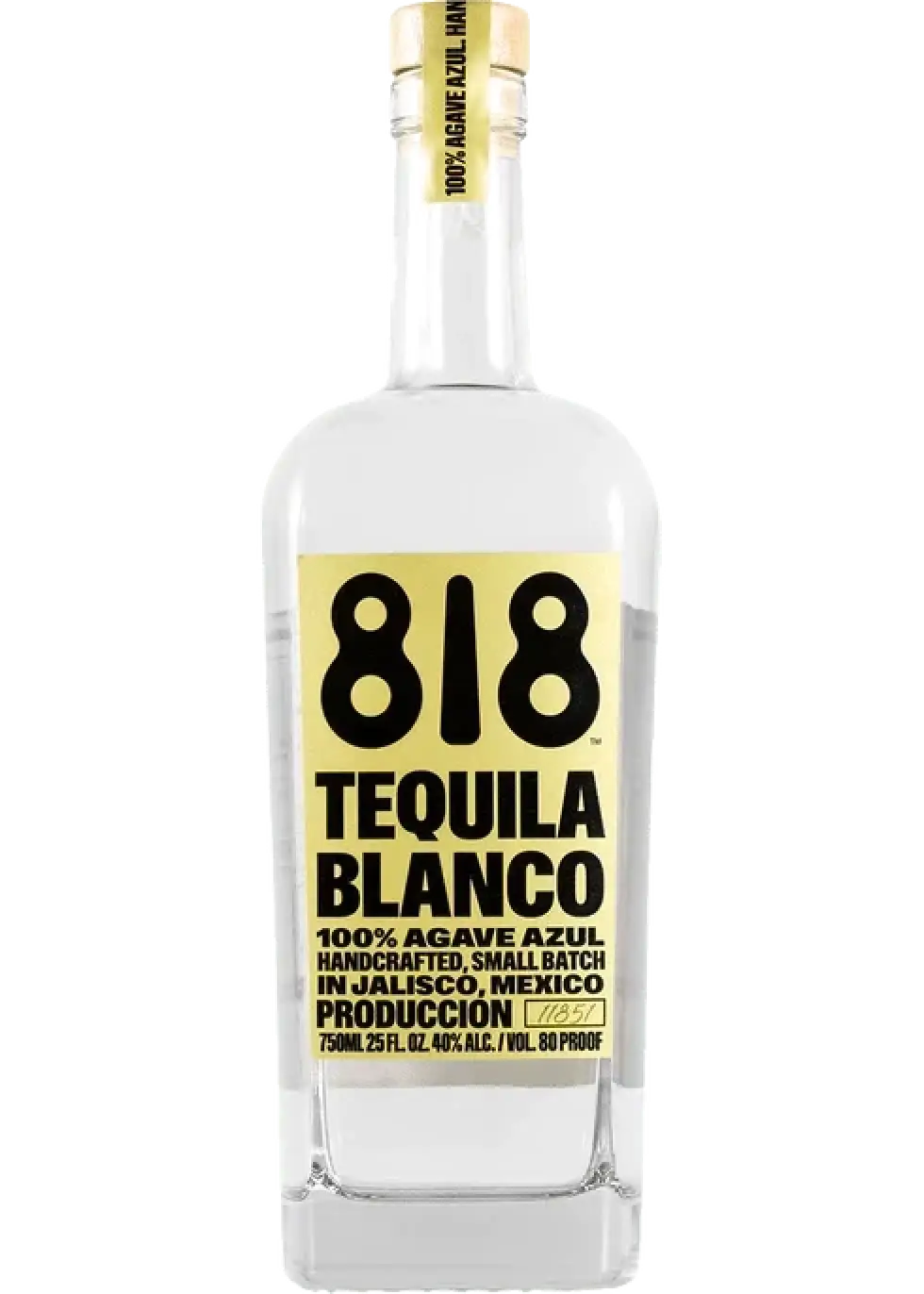818 TEQUILA BLANCO 750M