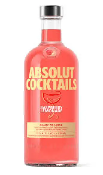 ABSOLUT RASPBERRY LEMONADE 750M COCKTAIL RTD