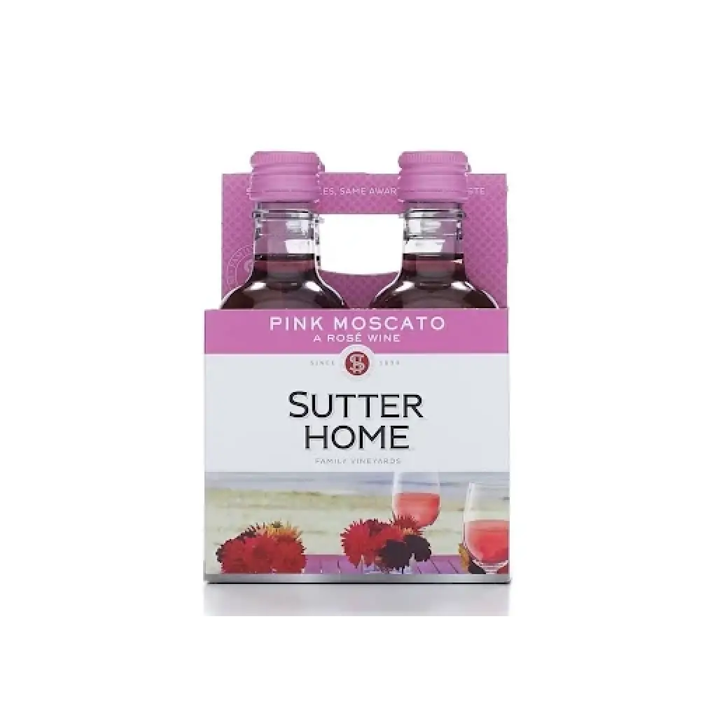 Sutter Home Pink Moscato 4 Pack 187ml