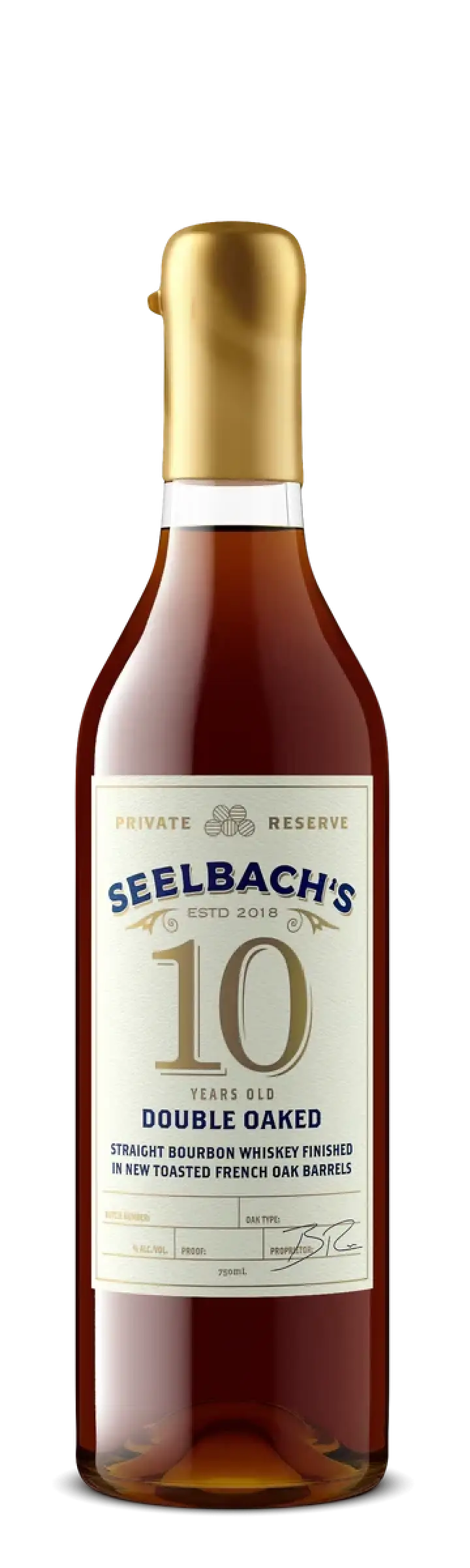 SEELBACH PRIVATE RESERVE 10YR 750M CASK STRENGTH