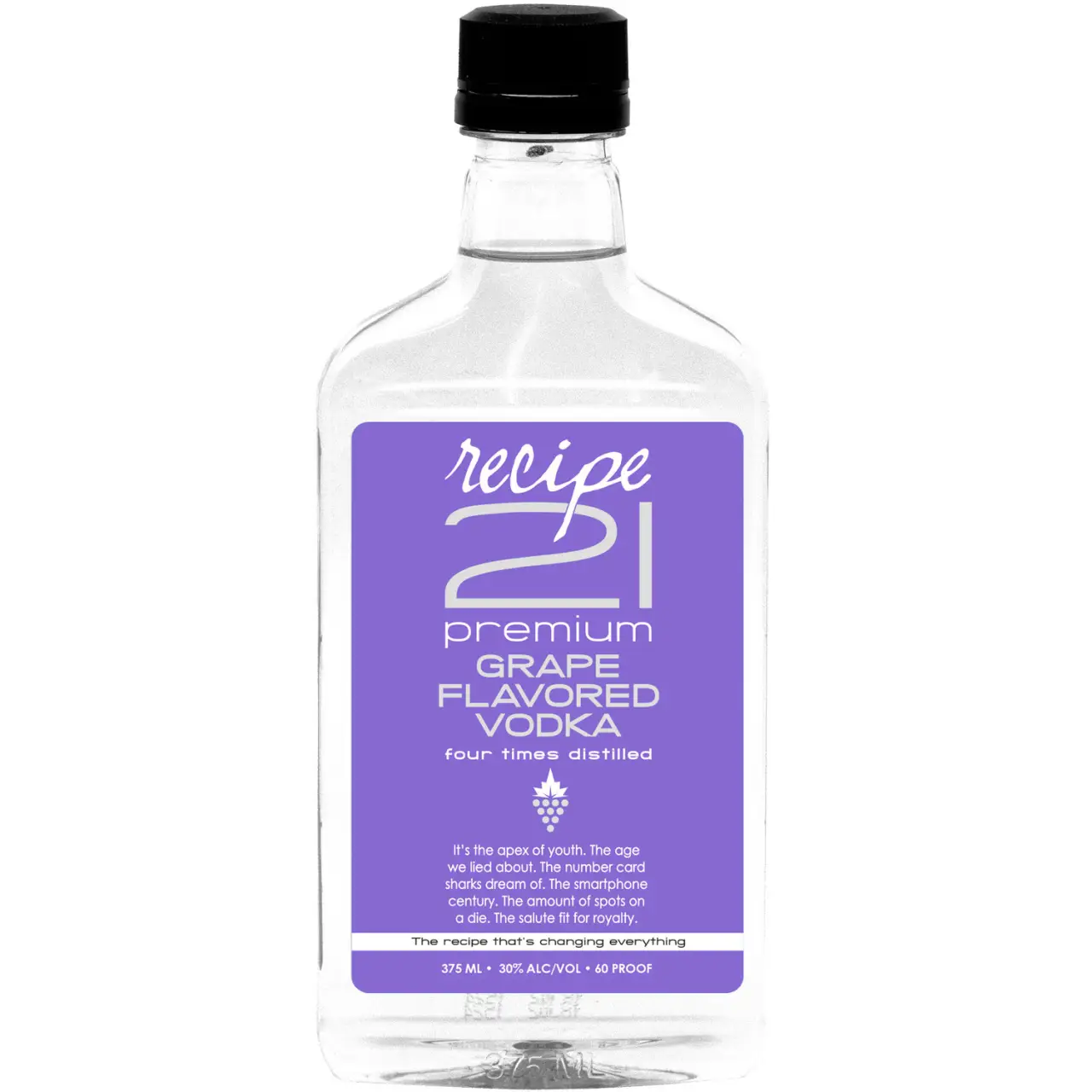 RECIPE 21 GRAPE VODKA 375M
