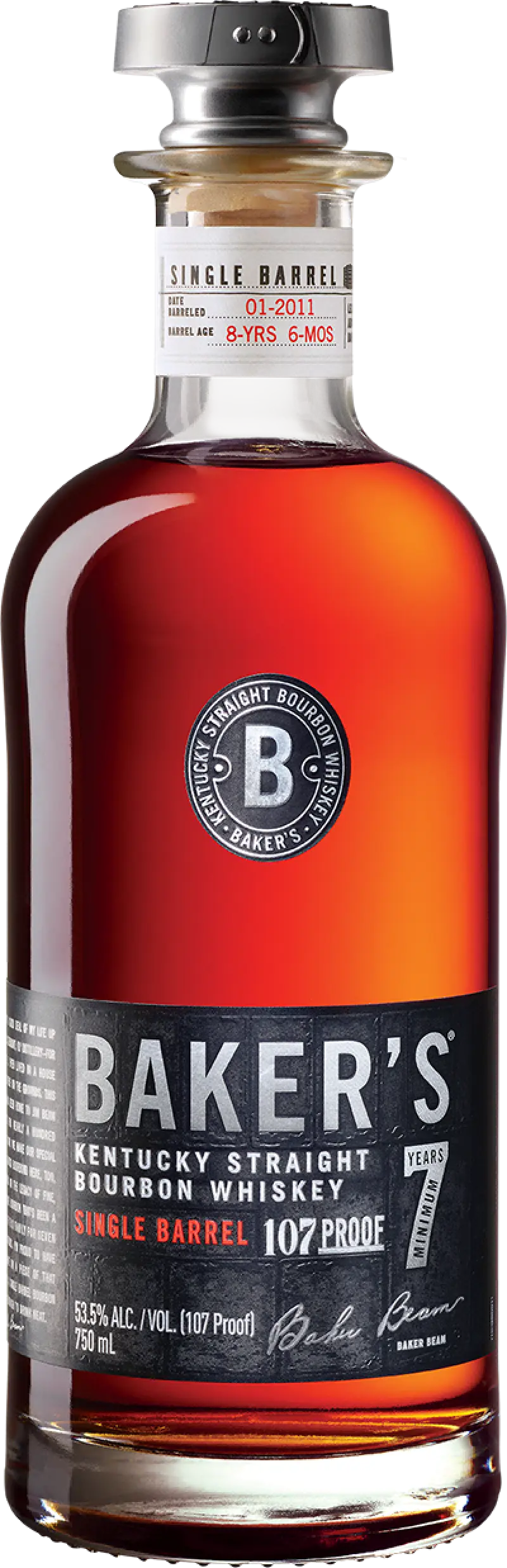 BAKERS 107P BOURBON 750M