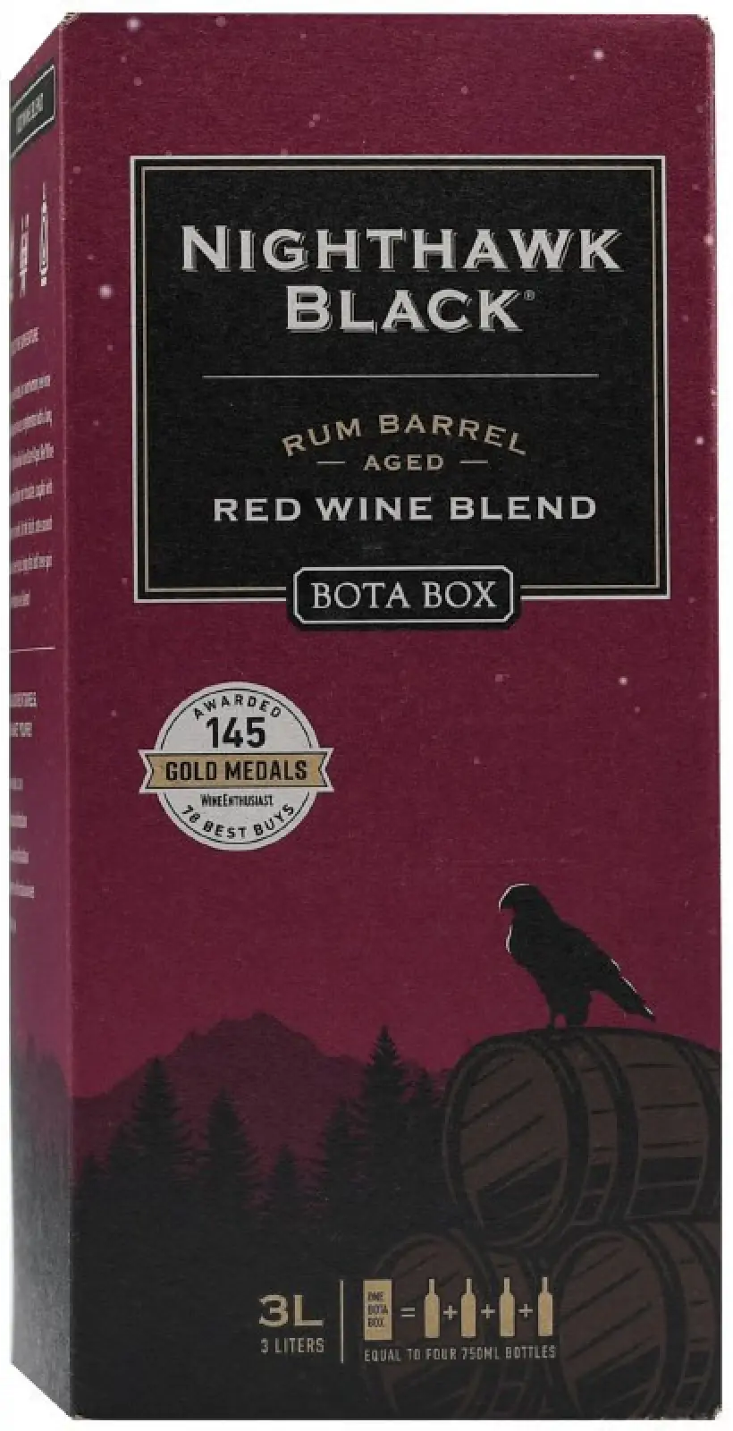 Bota Box Nighthawk Rum Barrel Red Blend 3LT