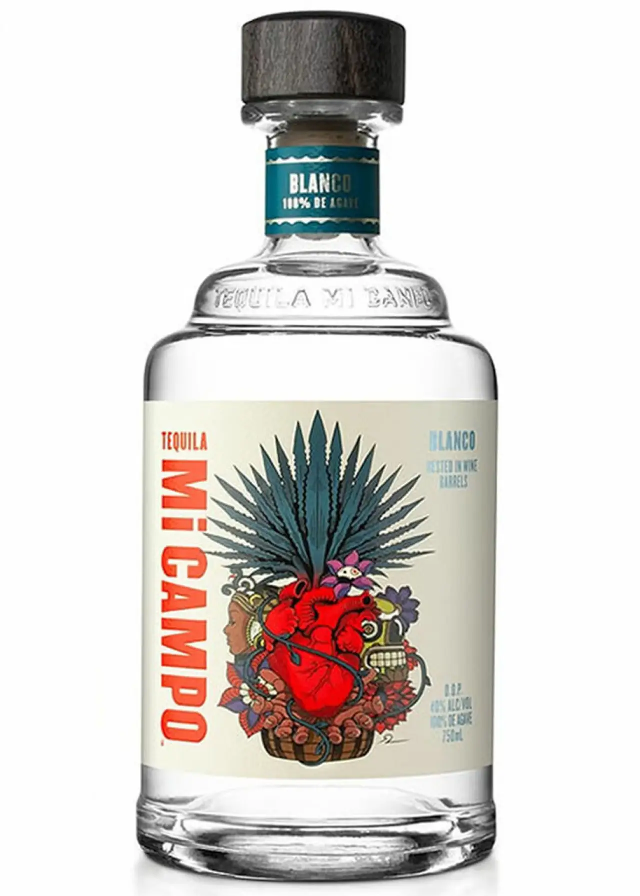 Mi Campo Blanco Tequila Gift Set 750ml
