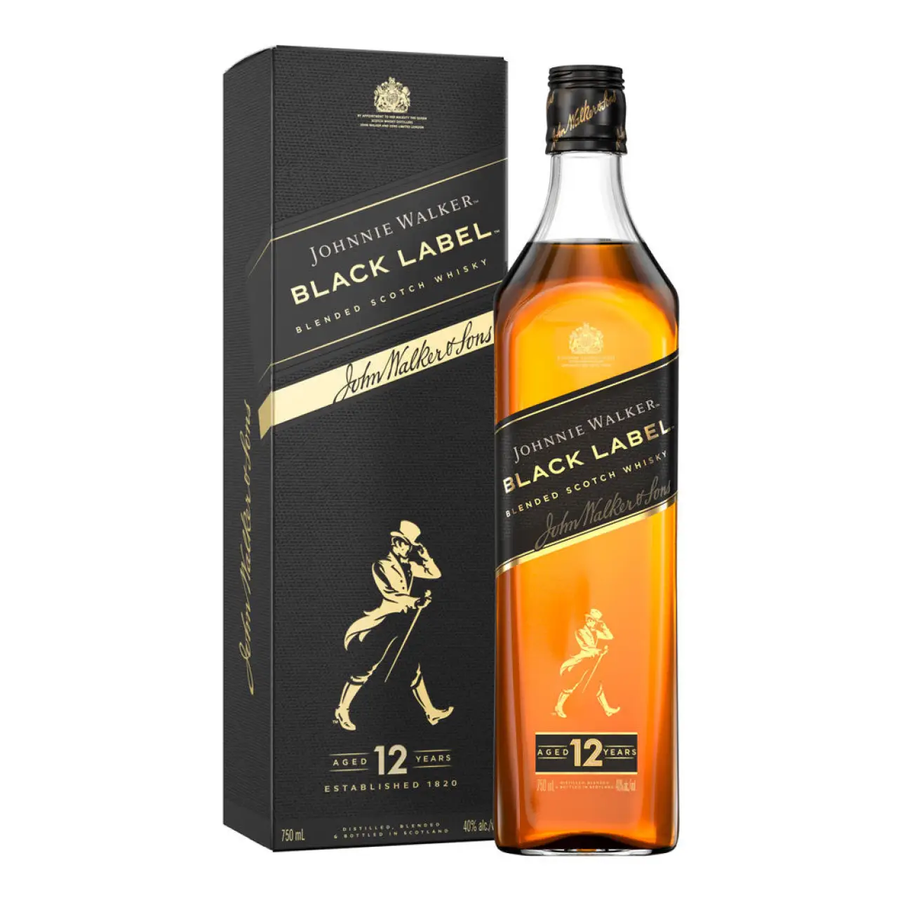 JOHNNIE WALKER BLACK 86.8 750M