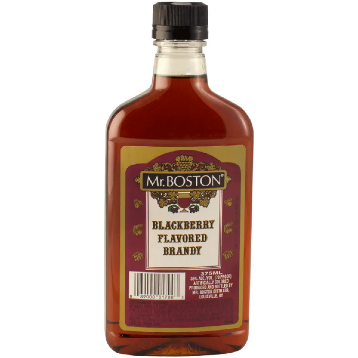 Mr. Boston Blkbry Brandy 375ml