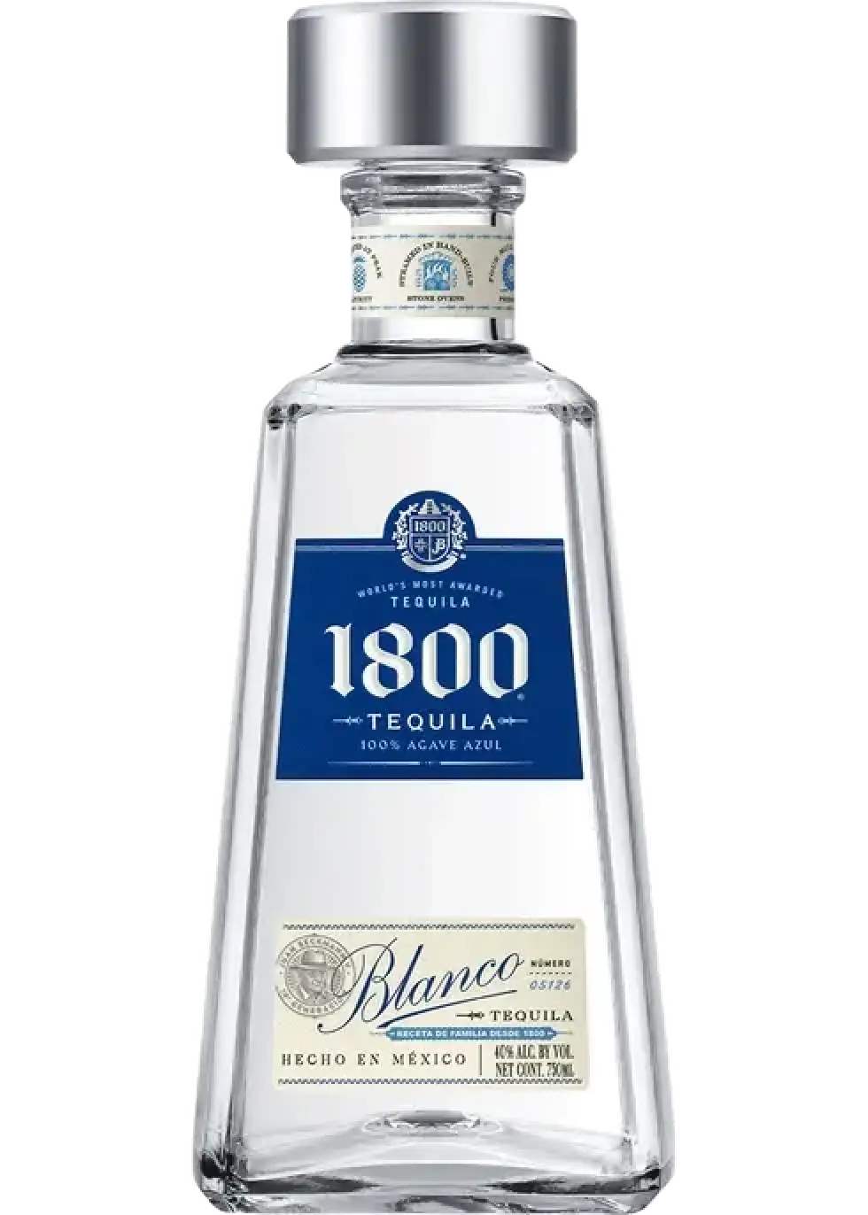 1800 SILVER TEQUILA 750M