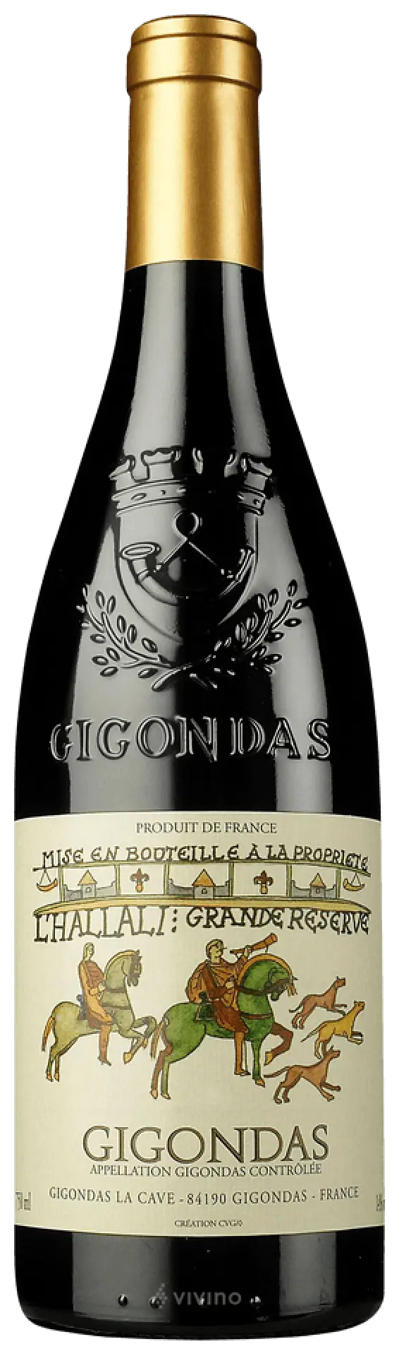 L'HALLALI GIGONDAS GRAND RESERVE 750M