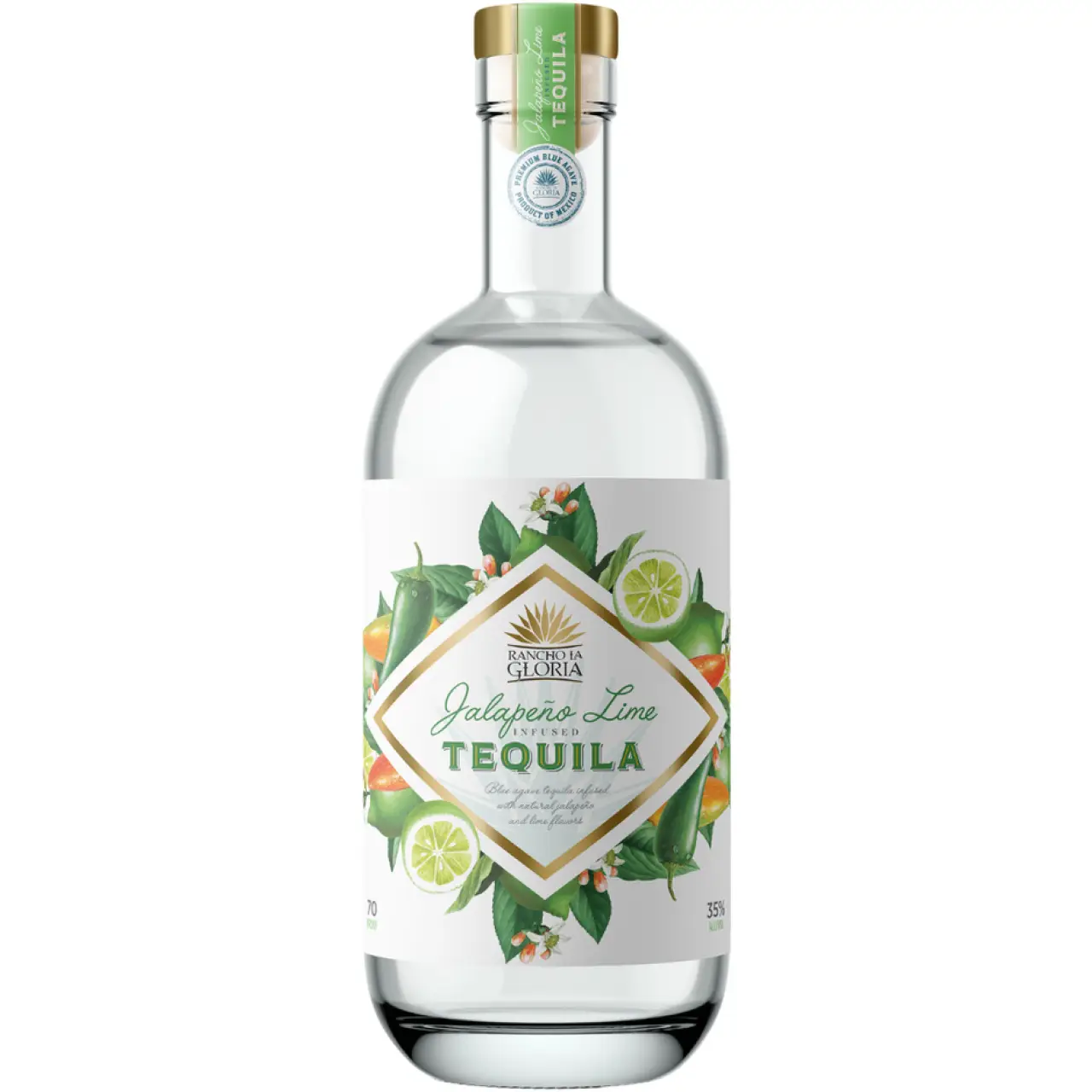 RANCHO GLORIA JALAPENO LIME TEQUILA 750M
