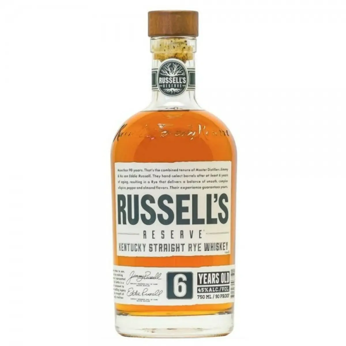 Russell's Reserve 6 Year Old Rye 750ml