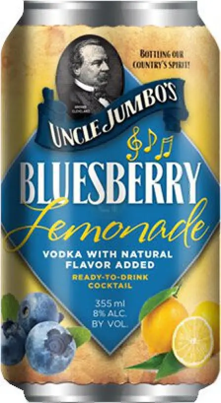 BLUESBERRY LEMONADE 355 UNCLE JUMBO'S