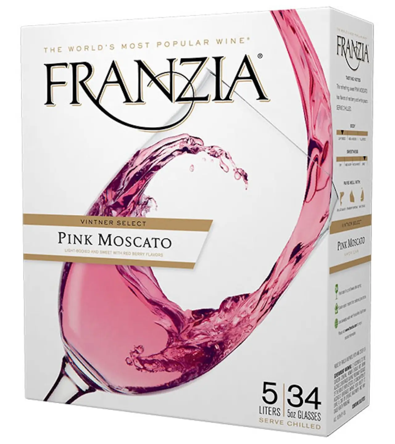 Franzia Pink Moscato 5.0L