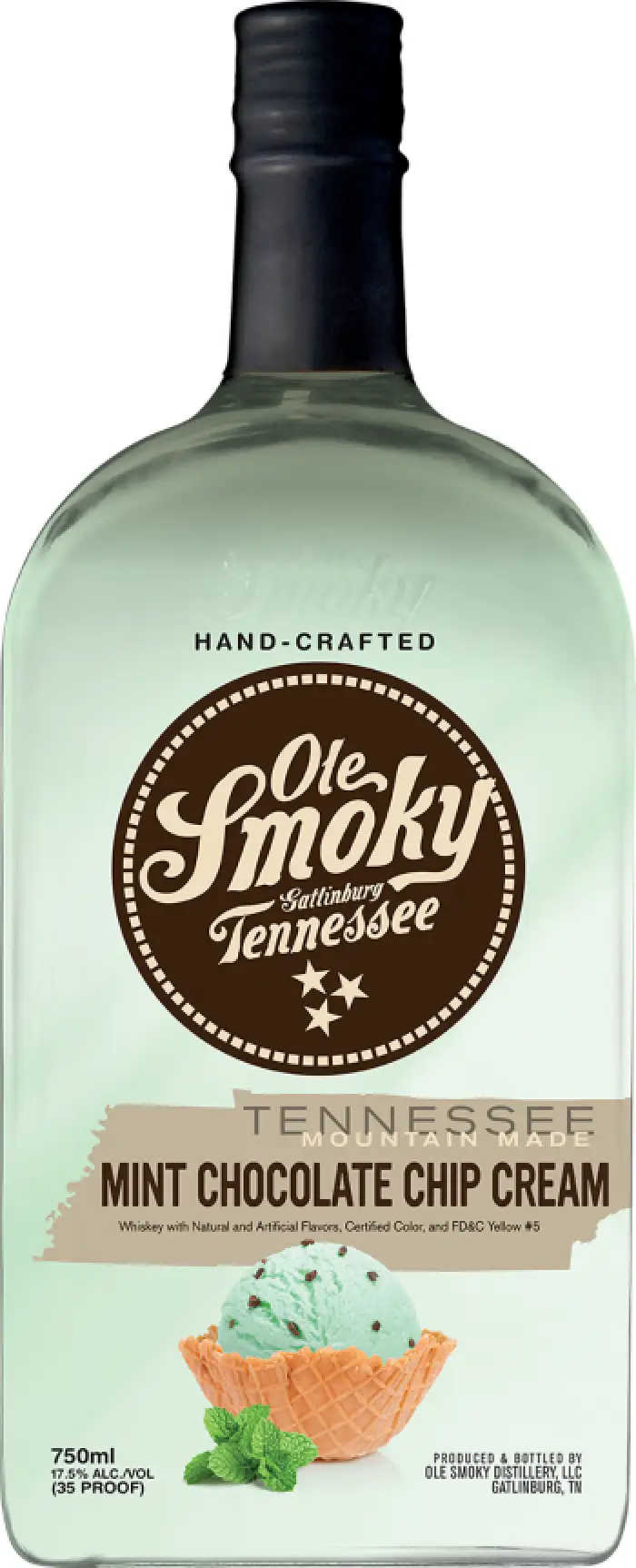 Ole Smoky Mint Chocolate Chip Cream Moonshine 750ml