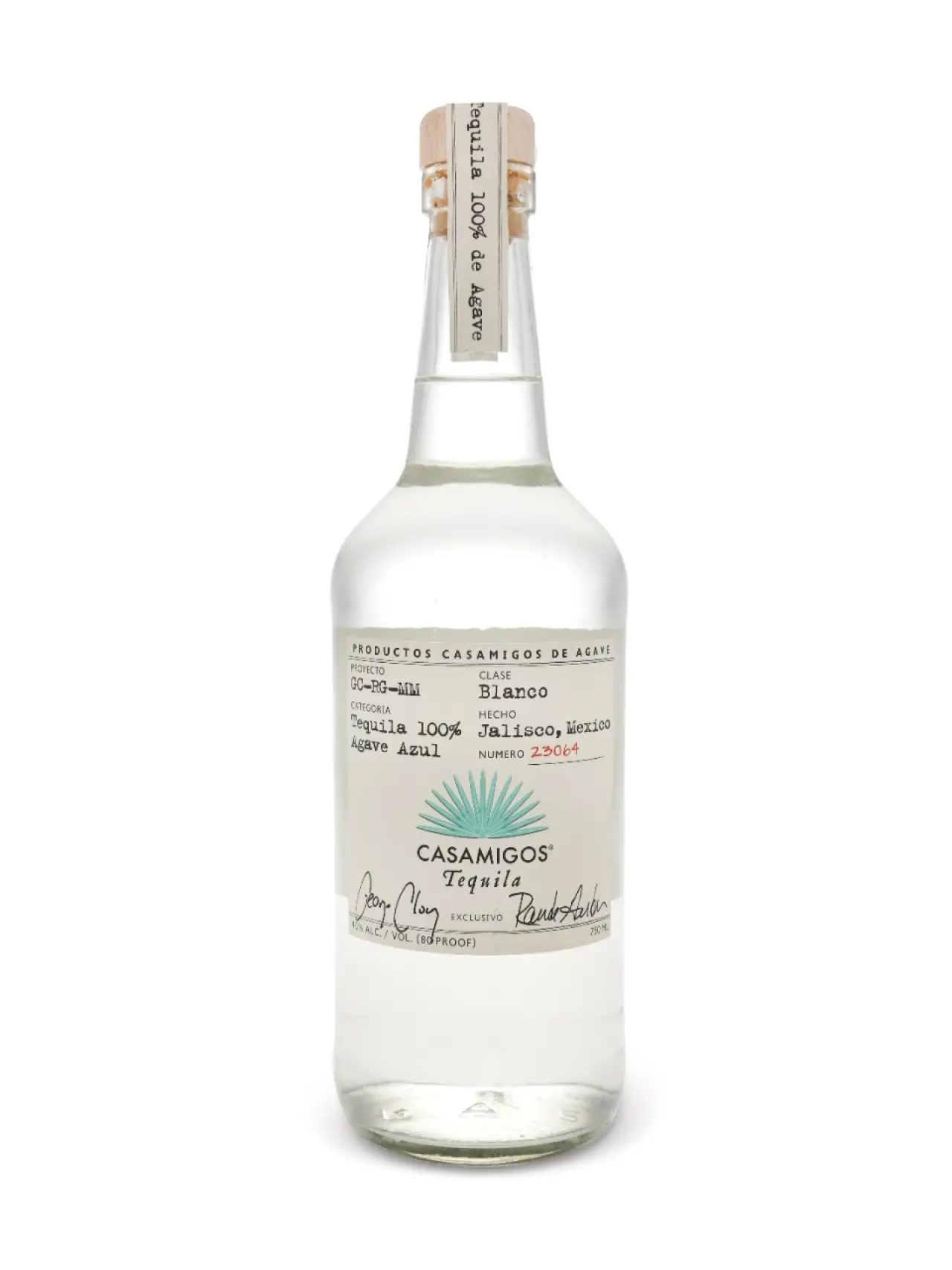 CASAMIGOS BLANCO TEQUILA 750M