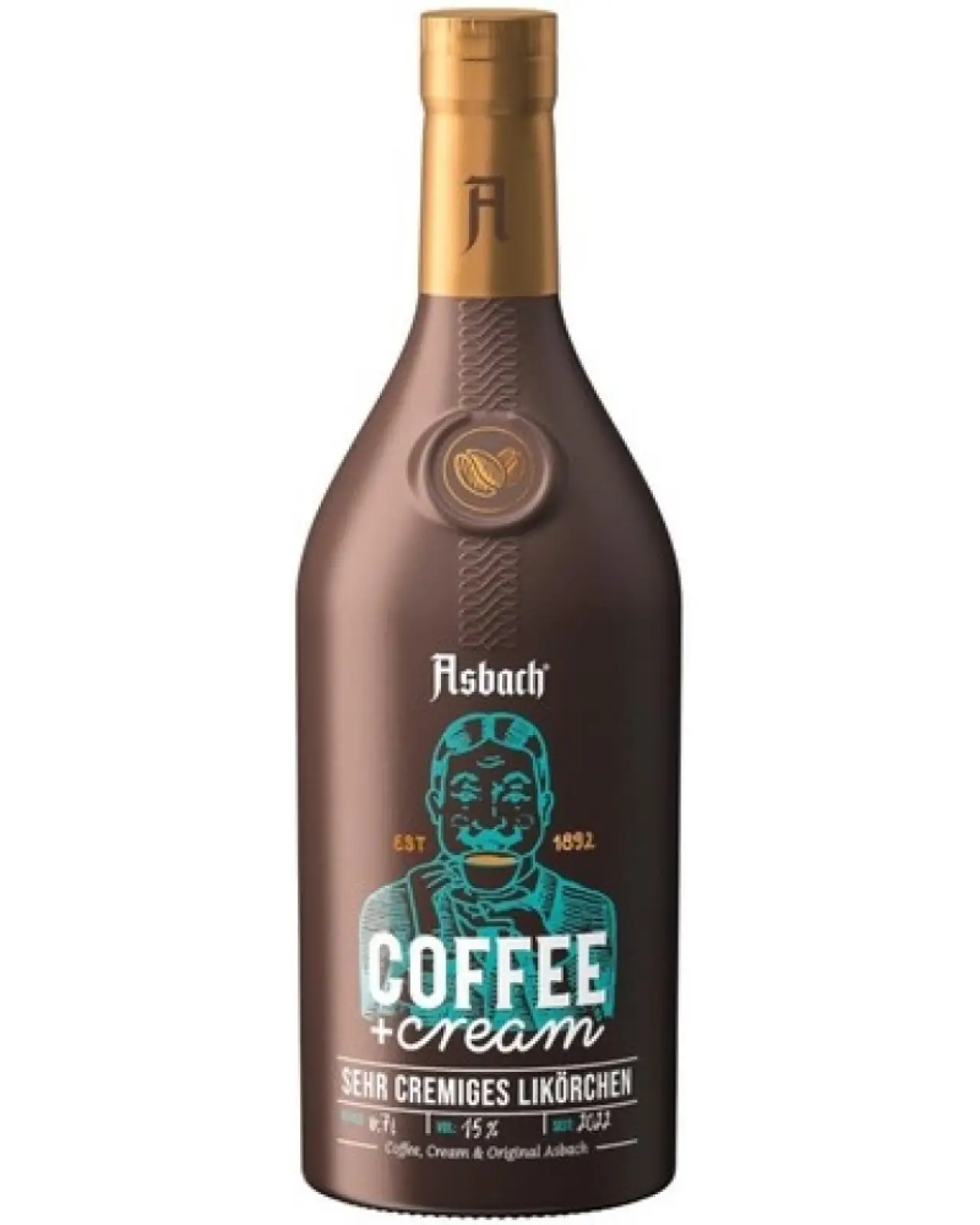 ASBACH COFFEE + CREAM 750M AND