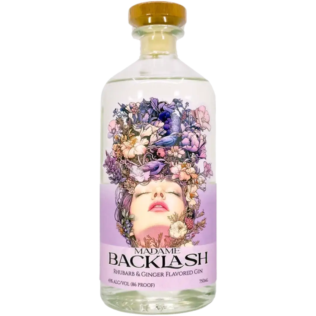 Backlash Rhubarb Ginger Gin 750M