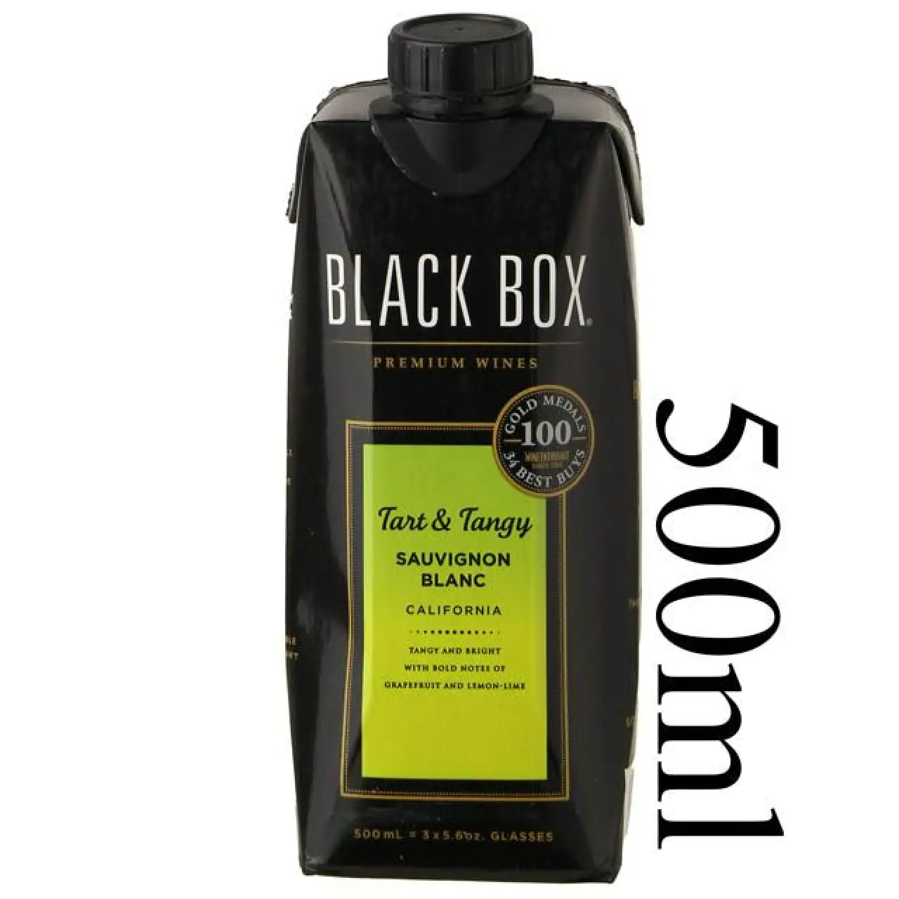 BLACK BOX TART TANGY SAUVIGNON BLANC 500M