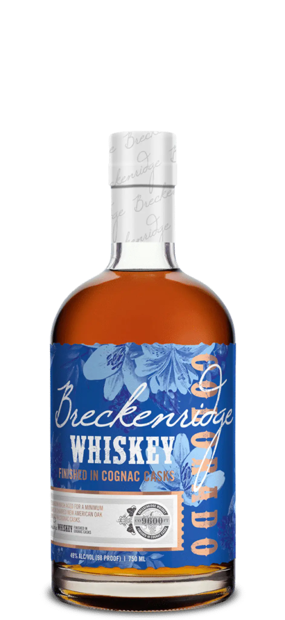 BRECKENRIDGE BOURBON WHISKEY COGNAC CASK 750M
